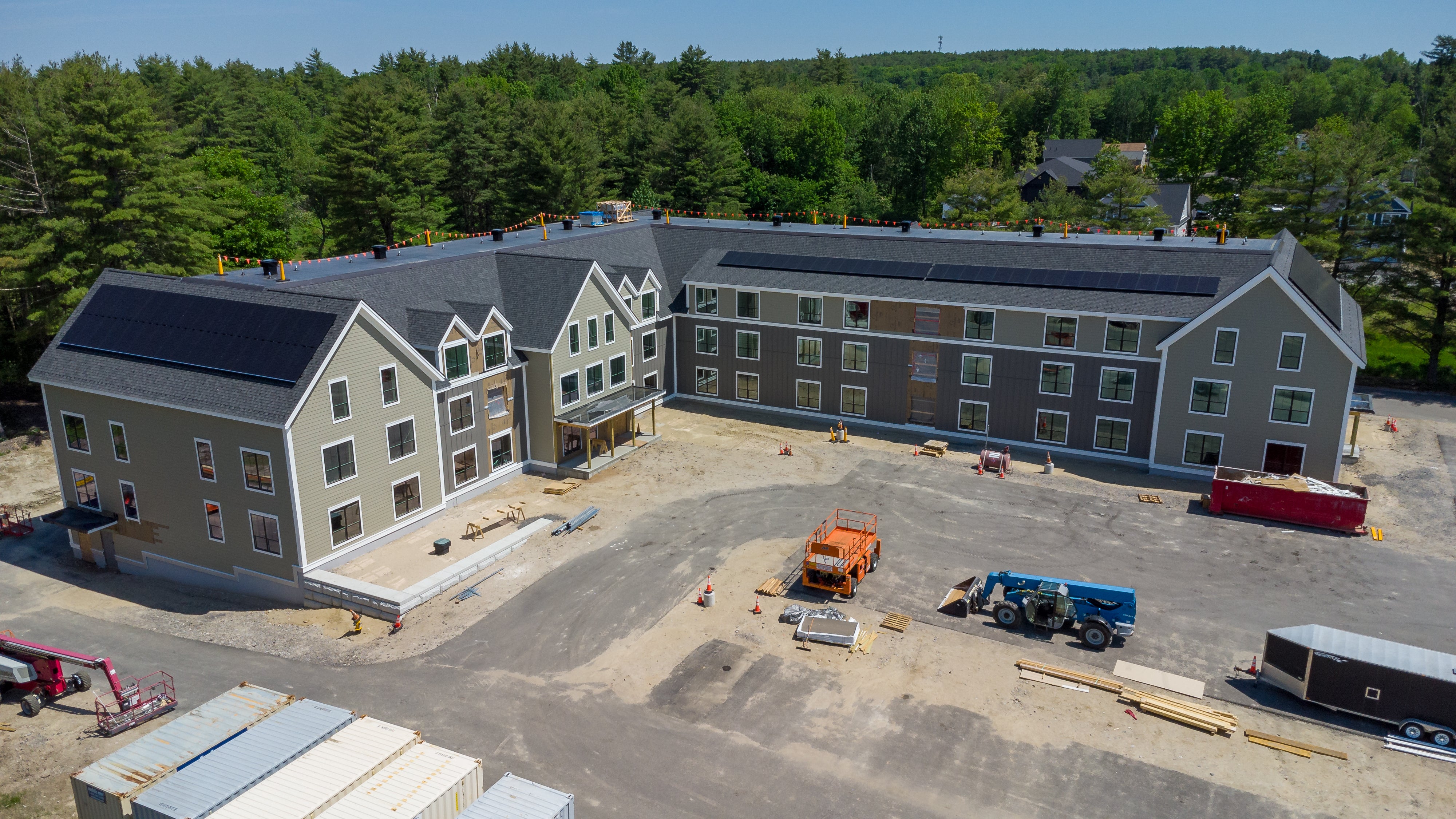 In Westbrook, two affordable housing complexes are nearing completion